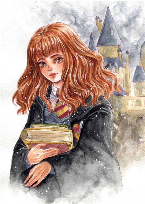 Hermione Harry Potter Art Drawings Harry Potter Anime Harry Potter