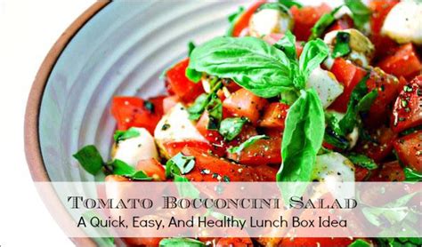 Tomato Bocconcini Salad Recipe Yummymummyclubca