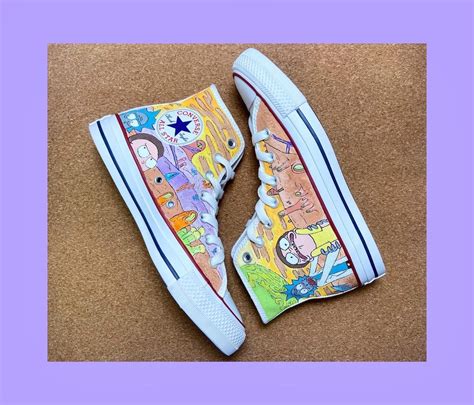 Rick And Morty Custom Converse Chuck Taylor Also Available On Etsy