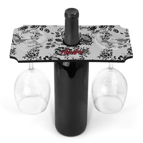 Your ideal style likewise incorporates finding a material that orchestrates with your home stylistic theme. Black Lace Wine Bottle & Glass Holder (Personalized ...