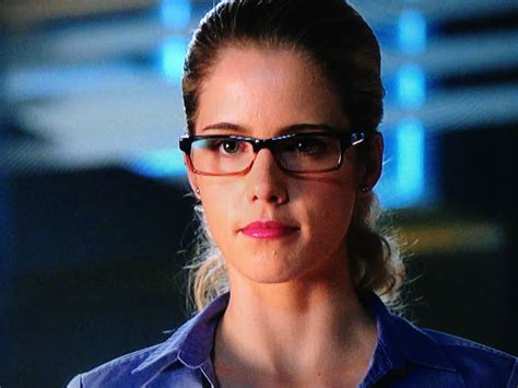 Emily Bett Rickards As The It Department Geeky Chick Also Known As Felicity Smoak In Arrow Tv