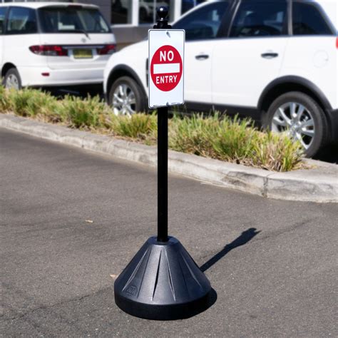 Tip N Roll Portable Stand And Sign Kit No Entry Sign 225mm W X