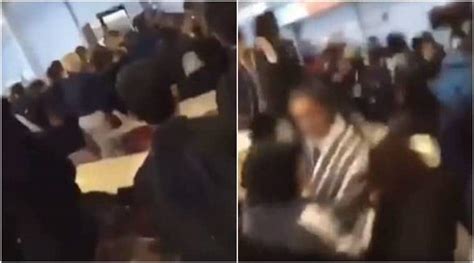 Video Mass Brawl Breaks Out In Uk School After Student Allegedly Rips