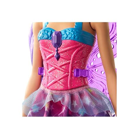 Barbie Dreamtopia Fairy Doll 12 Inch With Purple Hair And Wings T