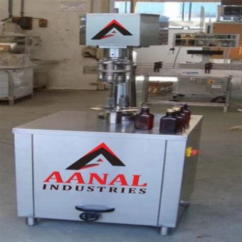 Aanal Industries Ss Semi Automatic Ropp Cap Sealing Machine At Rs In Ahmedabad