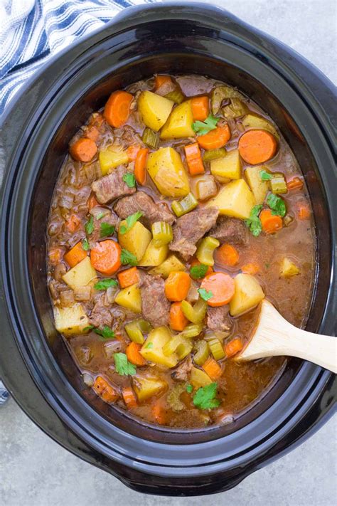 Slow Cooker Beef Stew Easy Beef Stew Recipe