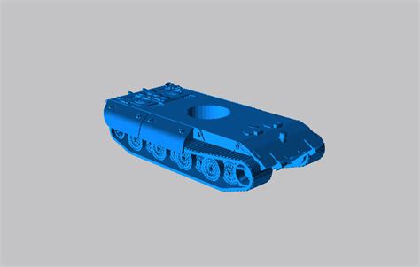 德国E100超重型坦克 by 太阳以东 3D打印模型文件3D模型库 免费 平价 魔猴网