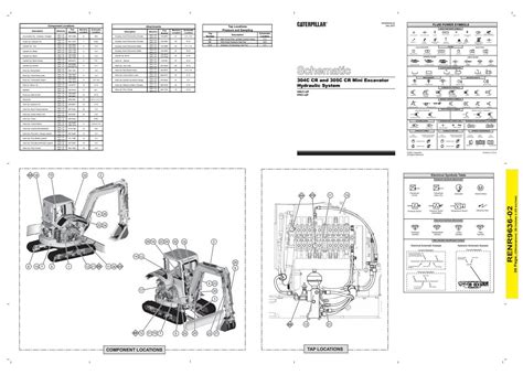 CAT C C CR Mini Excavator Hydraulic System Schematic Manual