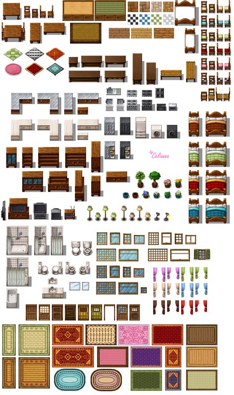 Modern Interiors Rpg Tileset 16×16 By Limezu Artofit