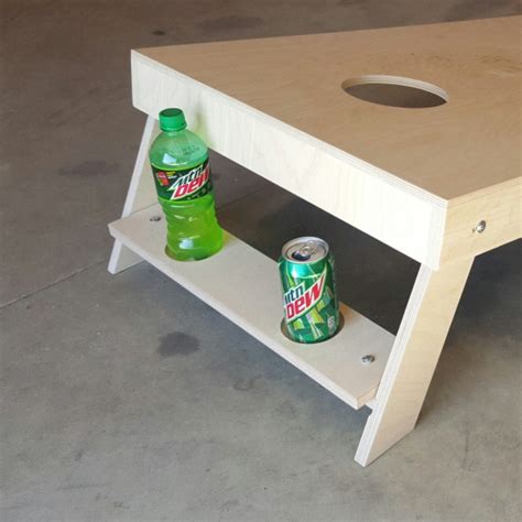Outdoor Drink Holder Only Non Painted Cornhole Boards Diy