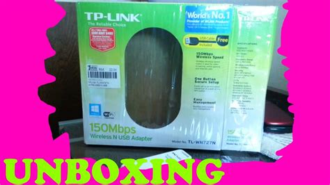 Note :this is a beta version; TP-Link TL-WN727N Wireless N USB Dongle: Unboxing - YouTube