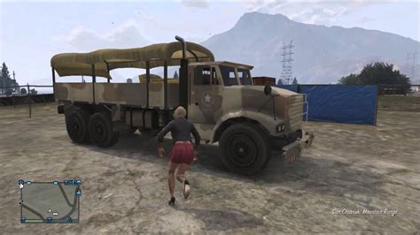 Gta 5 New Secret Army Truck Spawn Location Youtube
