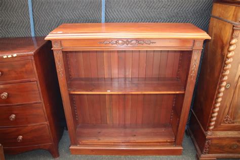 Sold Price Open Mahogany Bookcase With Adjustable Shelves March 4