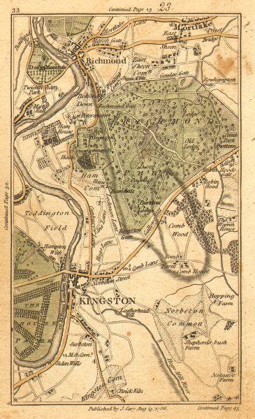 Antique Maps And Plans Old Prints And Engravings Richmond Upon Thames