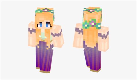 Flower Crown Minecraft Skins Wood Free Transparent Png Download