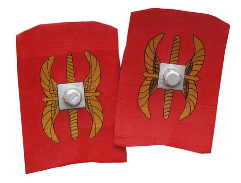 1 crafting a simple cardboard shield. Make your own Roman shield - Young Archaeologists' Club ...