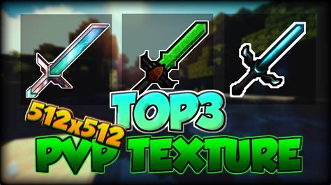 Top3 Minecraft 512x512 Pvp Texture Pack No Lag Fps Boost 17 18