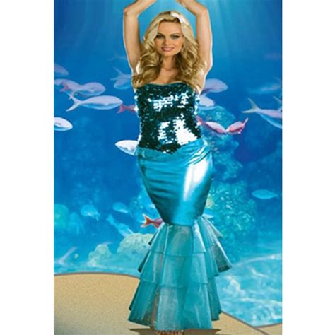 Three Piece Sea Diva Costume Sexy Mermaid Costume For Carnival Ladies Adult Sexy Mermaid Dancing