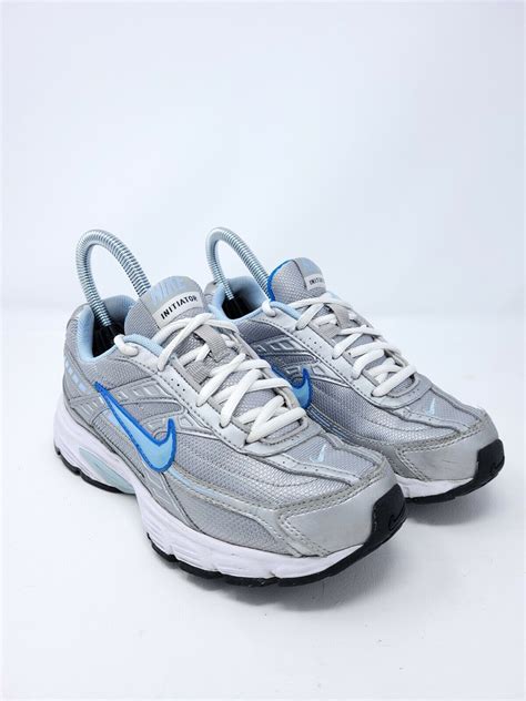 Nike Initiator Running Shoes Sneakers Womens Size 55 Gray Blue 394053