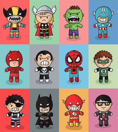 Squid Bits New Superhero Prints