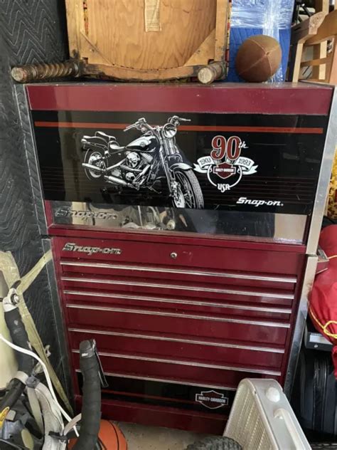 Snap On Harley Davidson Th Anniversary Rolling Tool Box Keys Included Picclick