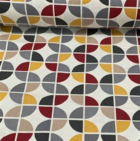 Geometric Upholstery Fabric Modern Abstract Fabric Etsy