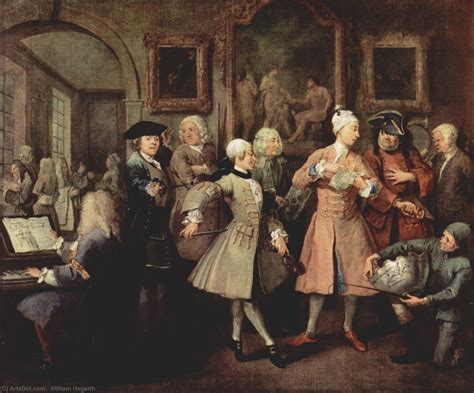 Gemälde Reproduktionen Hogarths Servants Von William Hogarth 1697