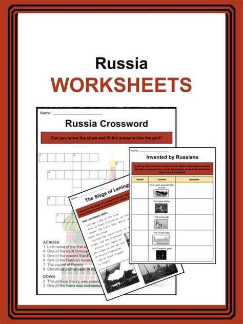 Learn Russian Worksheets