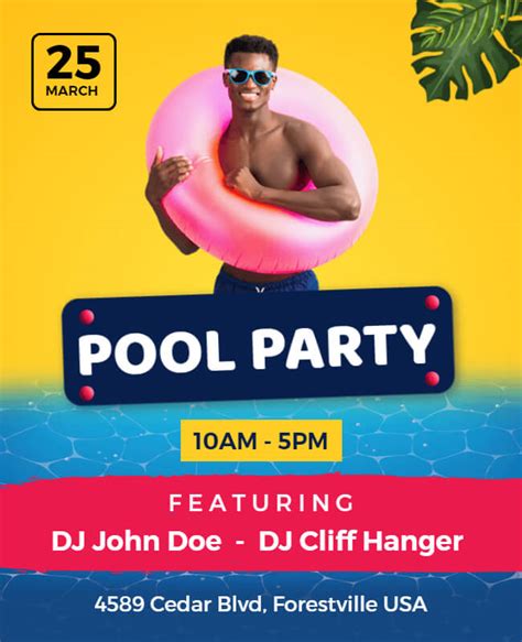 30 Best Pool Party Flyers Template 2023