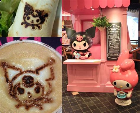 Hello Kitty Cafe In Hong Kong Kuromi And My Melody Pop Up One Piece