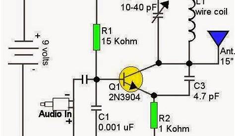 4w fm transmitter circuit diagram