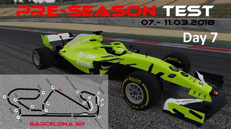Assetto Corsa Formel 1 Liga PRE SEASON TESTING Day 7 YouTube