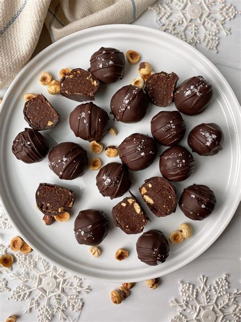 Vegan Chocolate Hazelnut Truffles Gluten Free Paleo Bake It Paleo