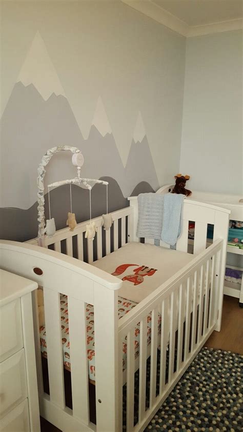 Our Babys Mountain Woodland Themed Nursery Excited To Have Him Here