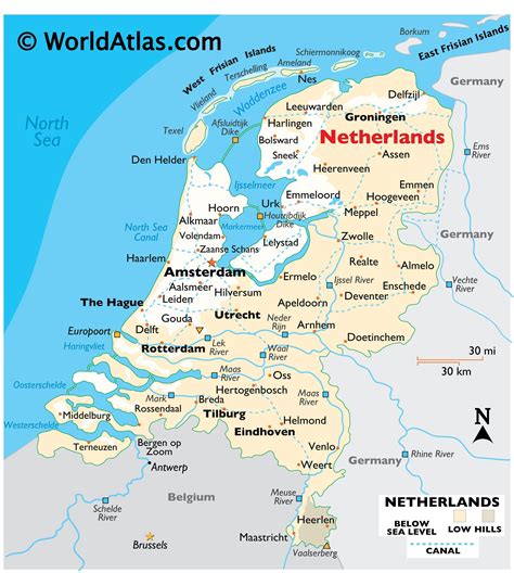 the netherlands maps and facts world atlas