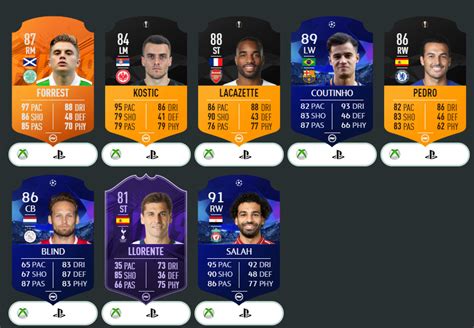 See all the latest players, compare them, build squads and more. FIFA 19: Announced eight new Man Of The Match for UCL and ...