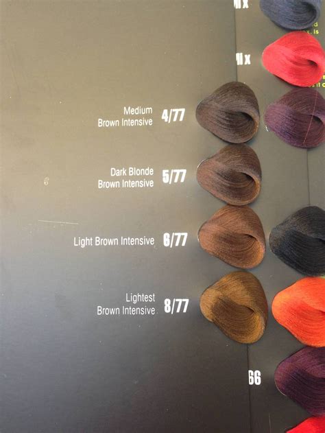 Esalon Hair Color Chart Warehouse Of Ideas