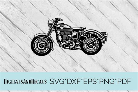 Vintage Motorbike Motorcycle Svg Cutting File 58334 Svgs Design