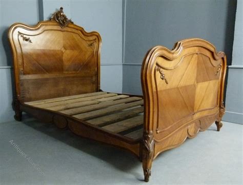 French Rococo Louis Xv Walnut Double Bed Antiques Atlas