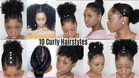10 Quick Easy Hairstyles For Natural Curly Hair