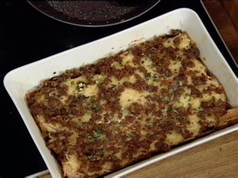 1 cup cheddar cheese, 1 cup colby jack cheese butter one side of 6 slices of plain white bread. Breakfast Casserole Recipe | Food Network