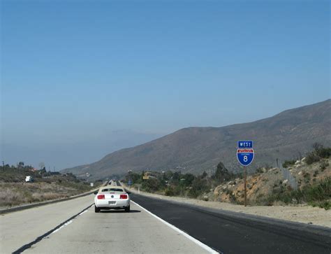 California Aaroads Interstate 8 West California 79 To California 125