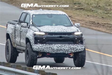 Chevy Colorado Zr Bison Spy Shots Reveal Front Fascia Gmc