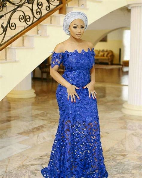 African Lace Styles Lace Gown Styles Nigerian Lace Dress Nigerian