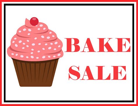 Printable Bake Sale Signs Free Download Bake Sale Sign Bake Sale