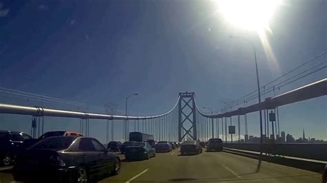 Driving Across The New Bay Bridge San Francisco Oakland Bay Bridge