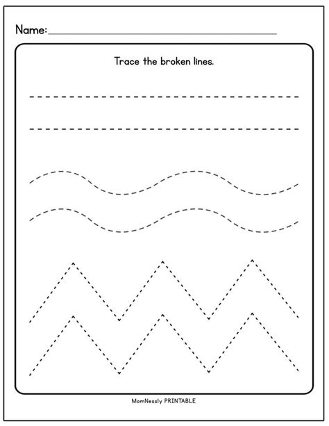 Worksheet On Tracing For Preschoolers When You Create Your Word