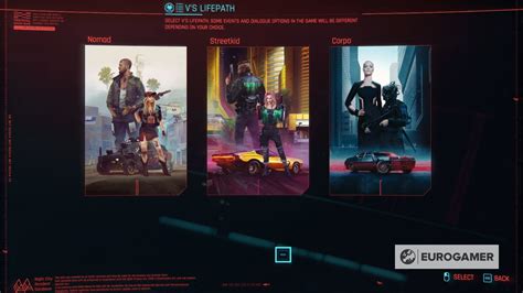 Cyberpunk 2077 Life Paths Choice Which Corpo Nomad Or Street Kid Life