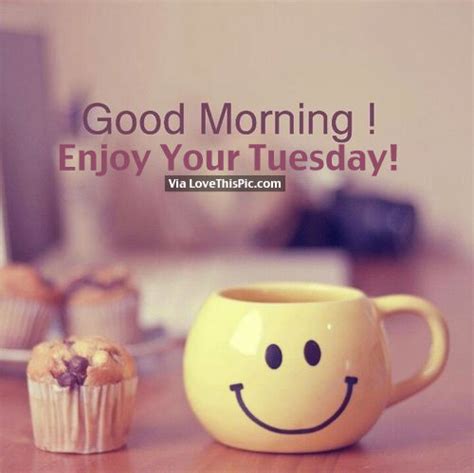 Good Morning Enjoy Your Tuesday Pictures Photos And Images For