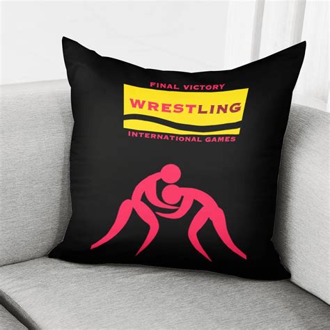 Wrestler Pillow Cover Pillow Covers Pillows Square Pillow Cover